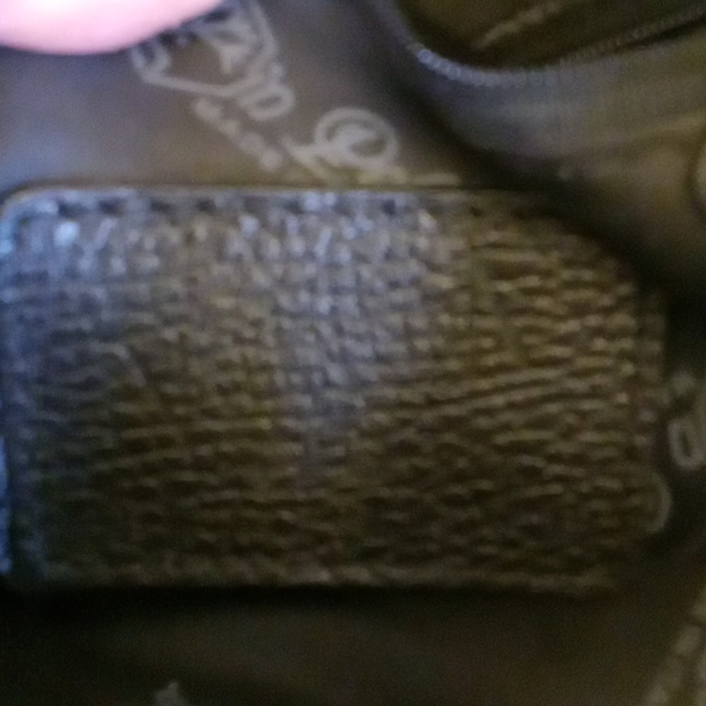 Valentina leather black purse - Picture 7 of 9